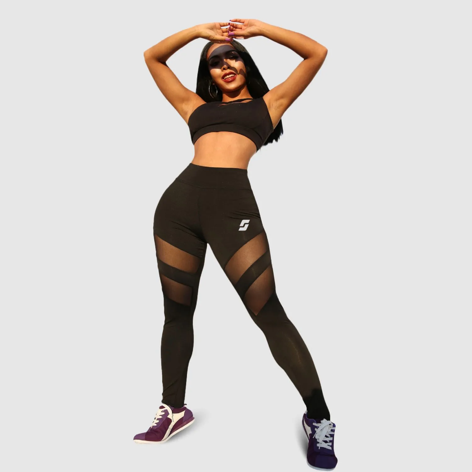 Patchwork Sports Legging - Image 2