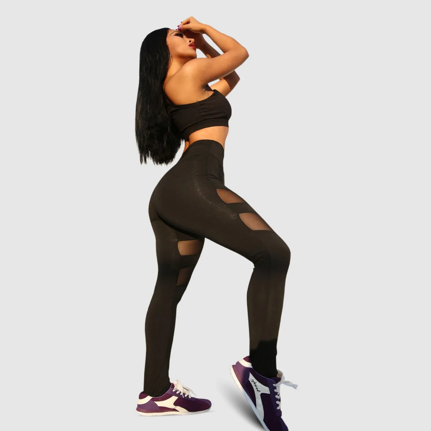 Patchwork Sports Legging - Image 3