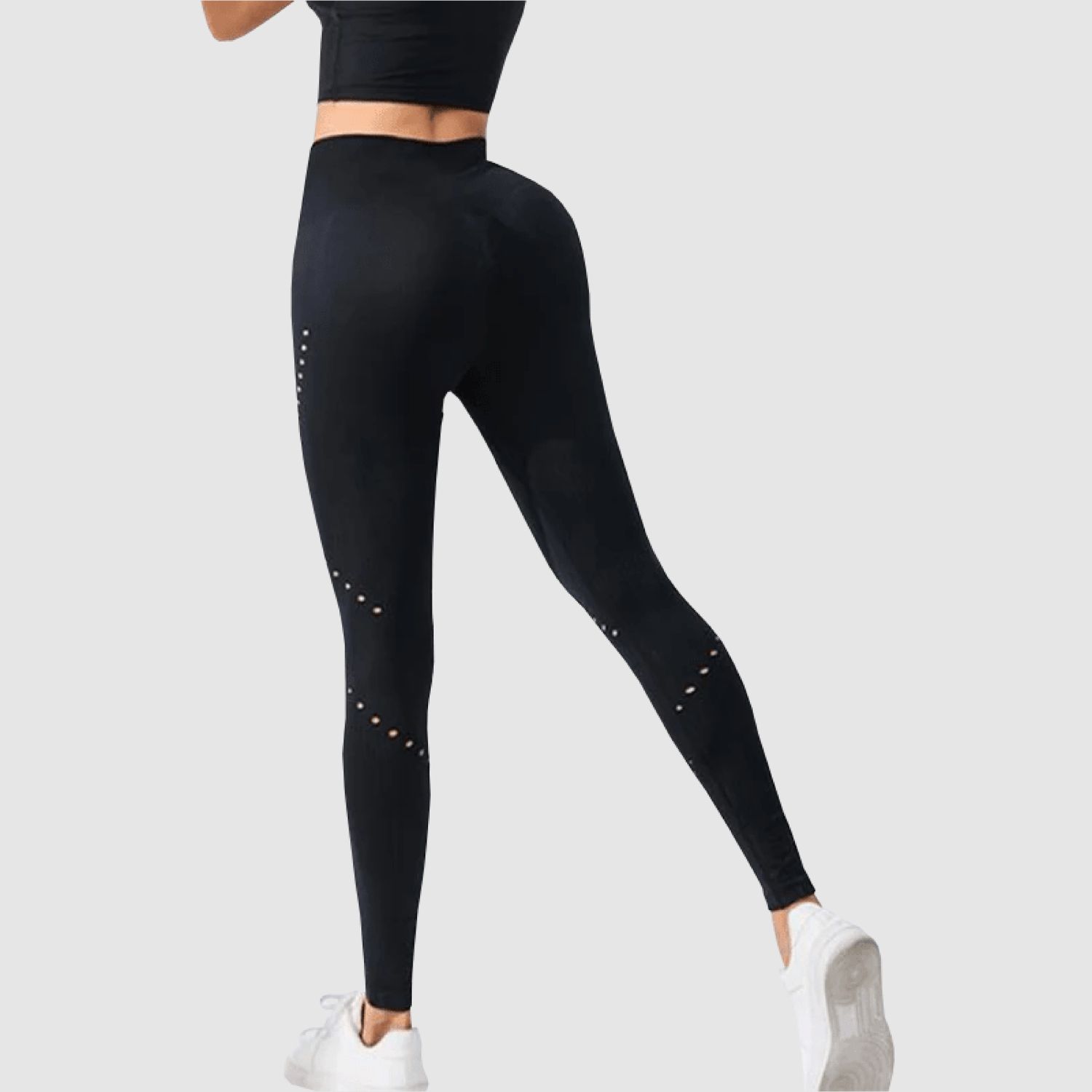 Hollow Out Seamless Workout Legging - Image 3