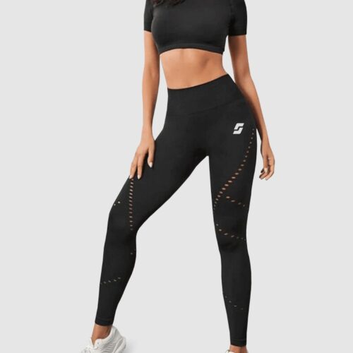 Hollow Out Seamless Workout Legging