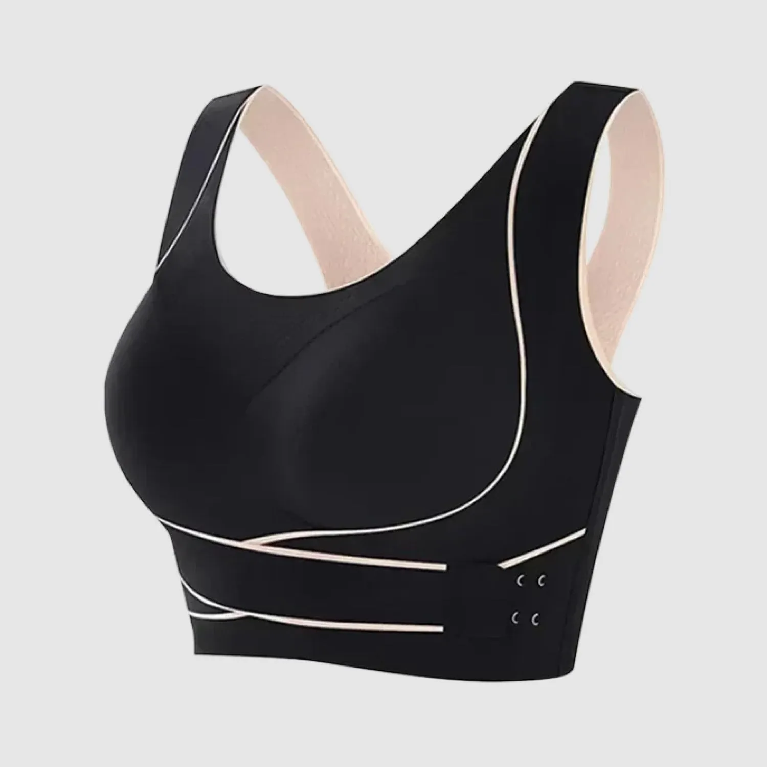 Buckle Wireless Padded Sports Bra - Image 4