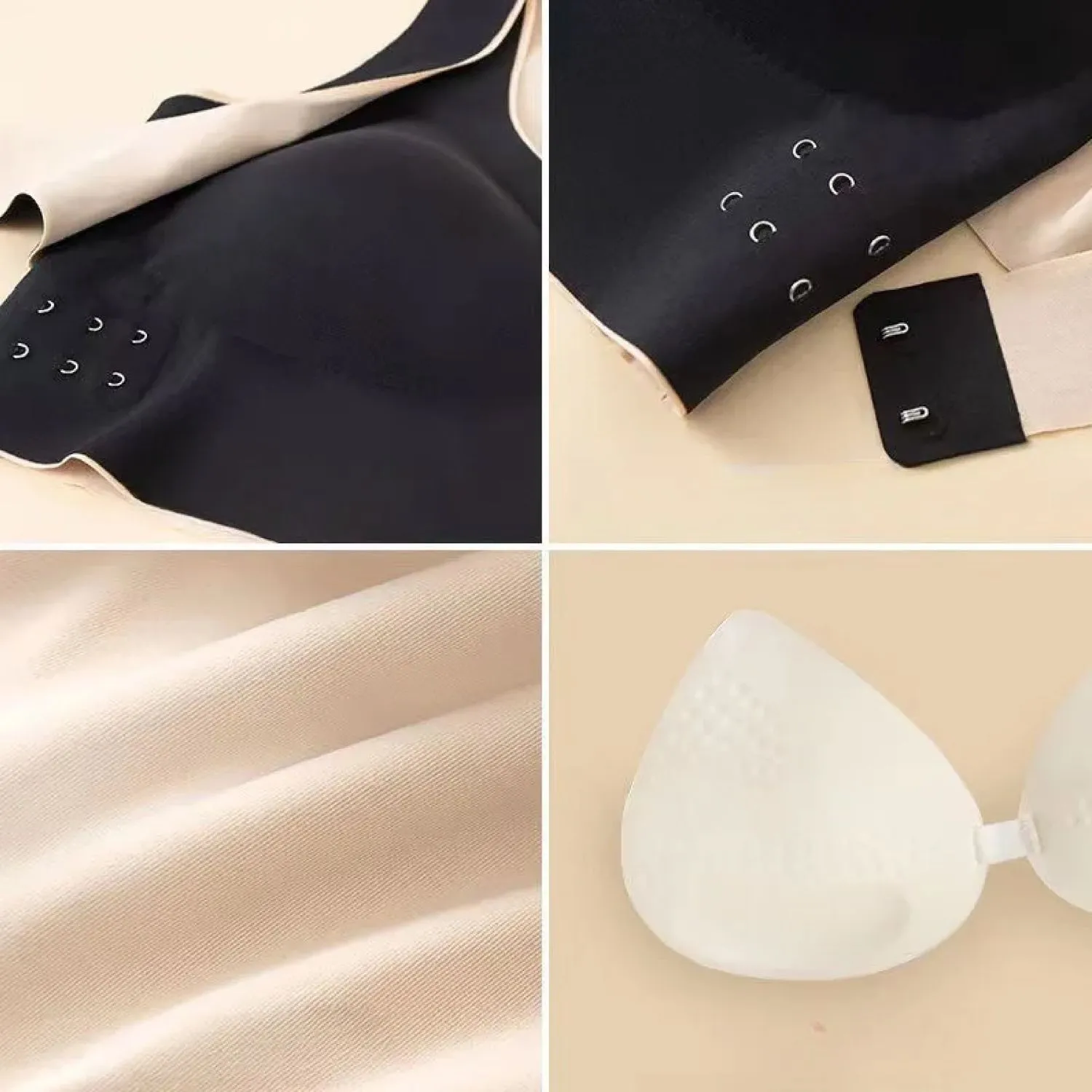 Buckle Wireless Padded Sports Bra - Image 5