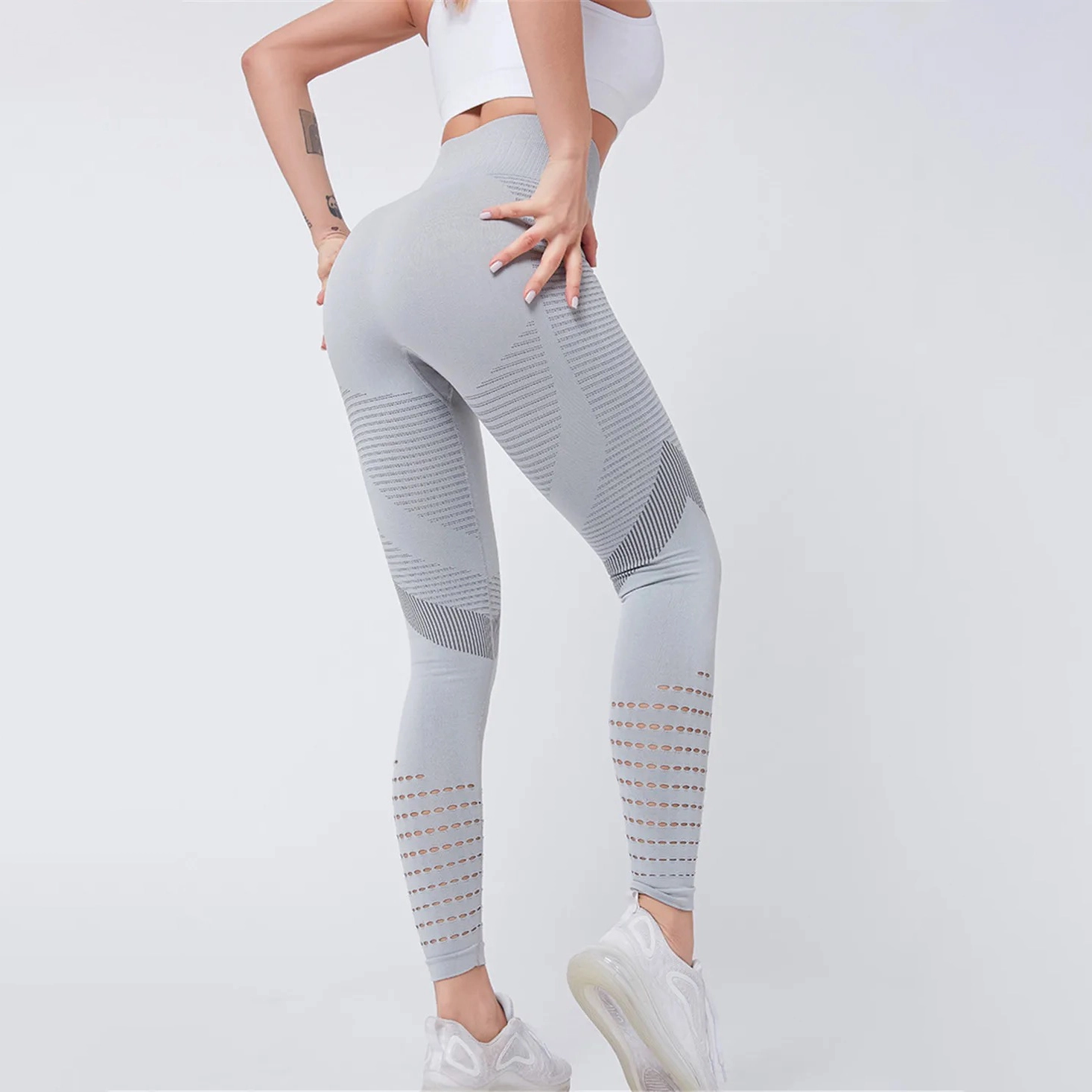 White ST-05 Premium Legging - Image 4