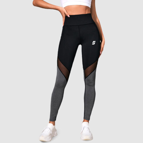 Color block Yoga Pant With Pocket